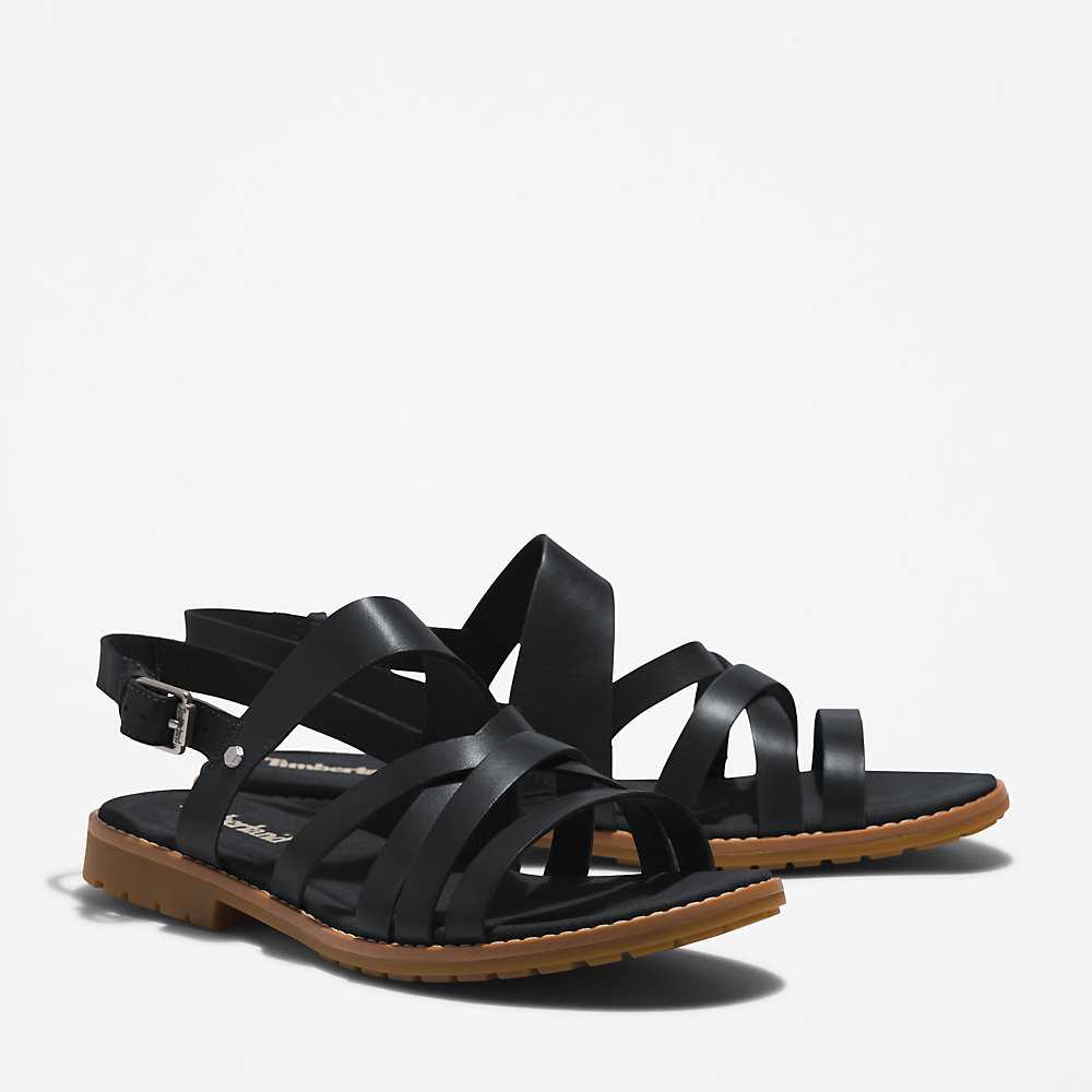 Women's Timberland Chicago Sandals Black | UAE-9165742