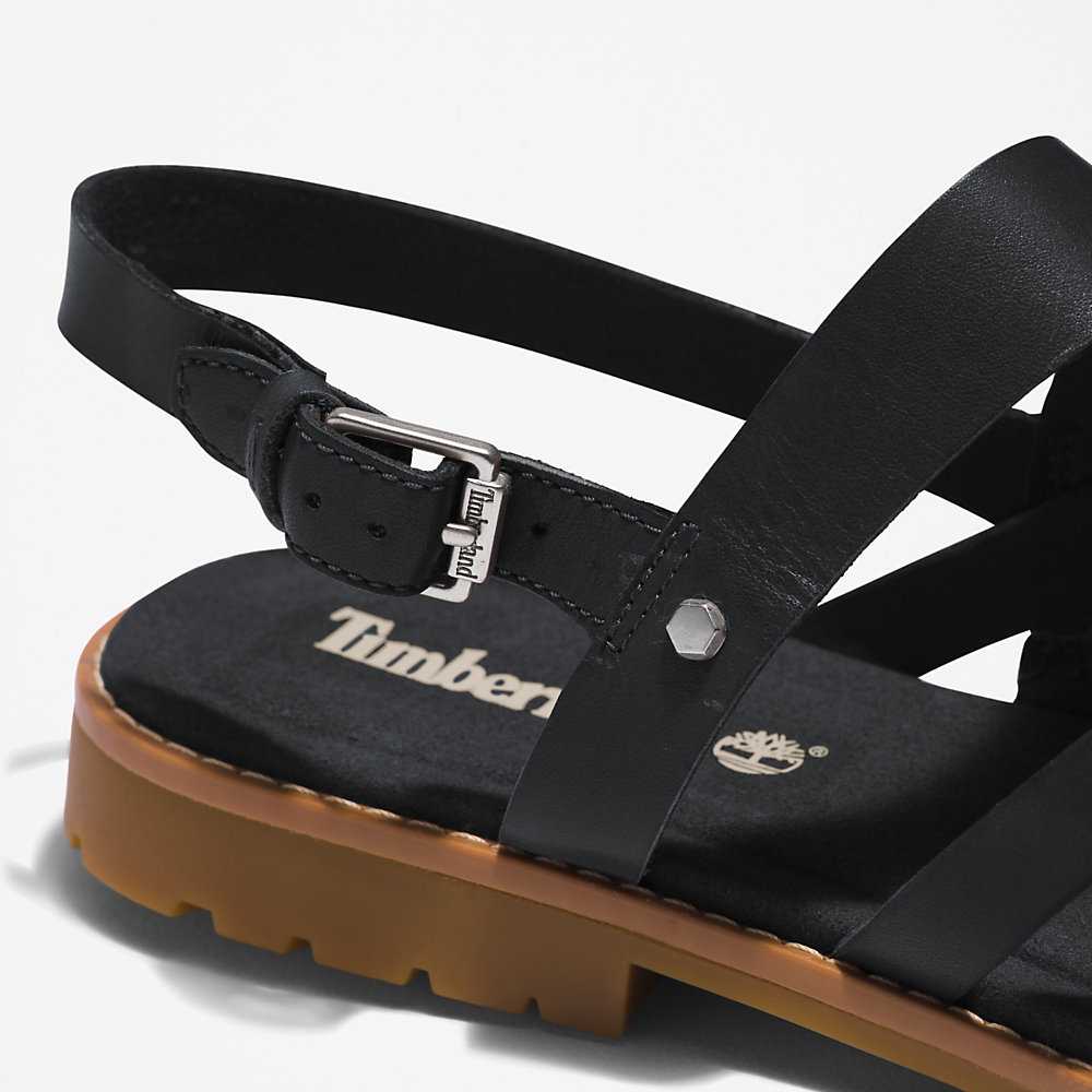 Women's Timberland Chicago Sandals Black | UAE-9165742