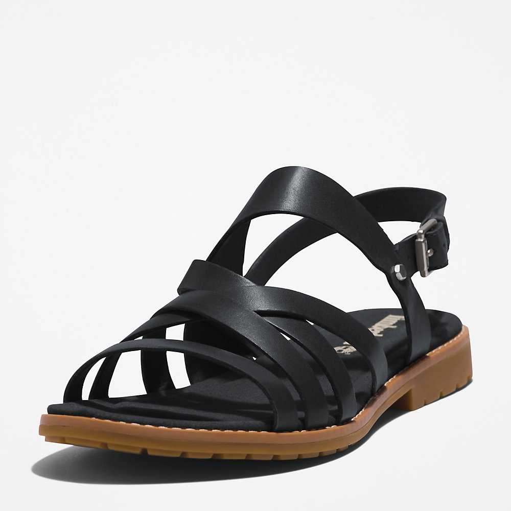 Women's Timberland Chicago Sandals Black | UAE-9165742