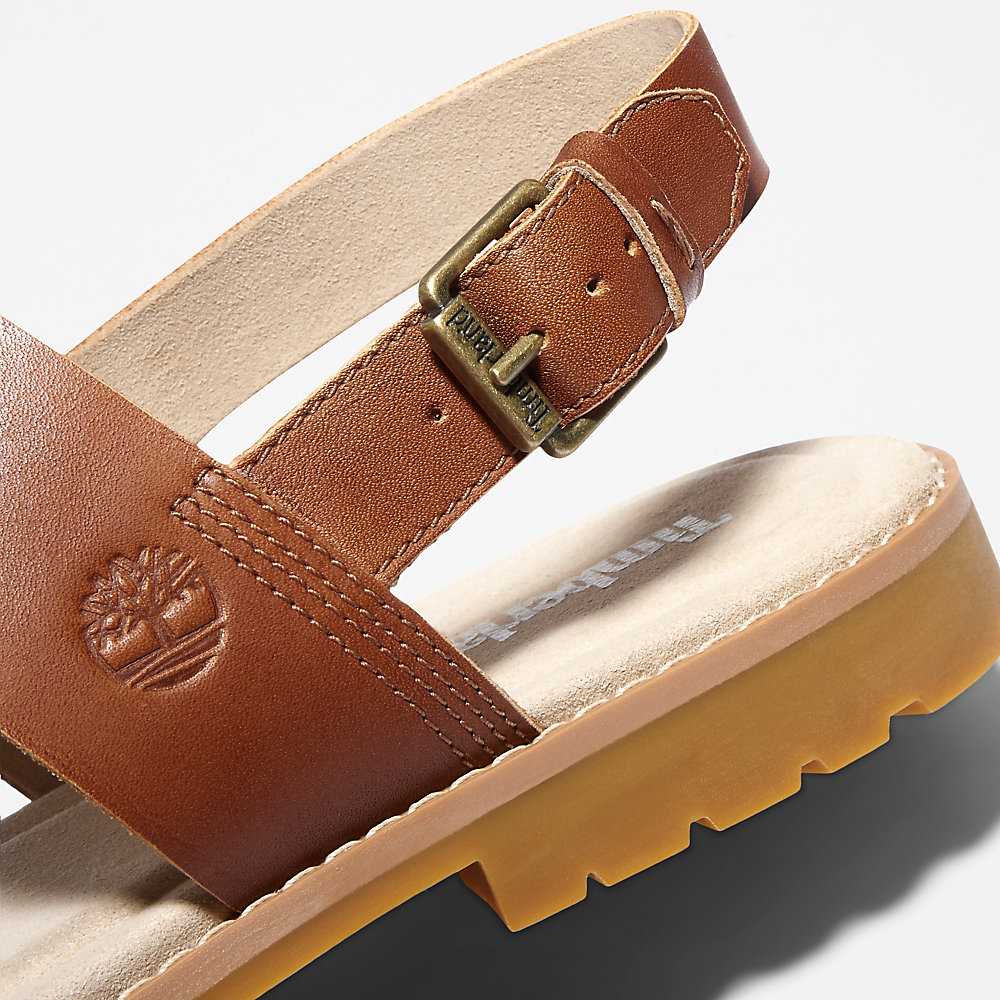 Women's Timberland Chicago Sandals Brown | UAE-8305976