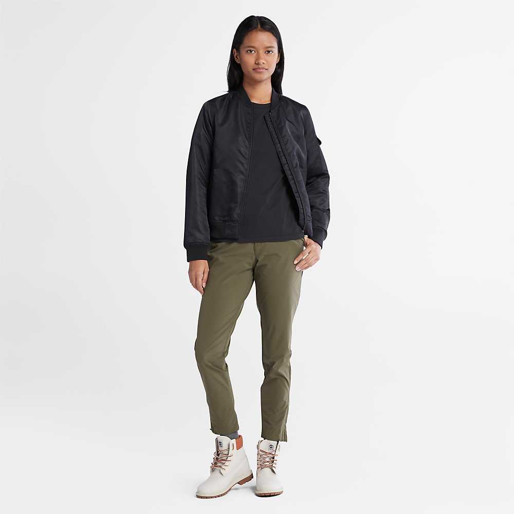 Women's Timberland Classic T Shirts Black | UAE-6879501