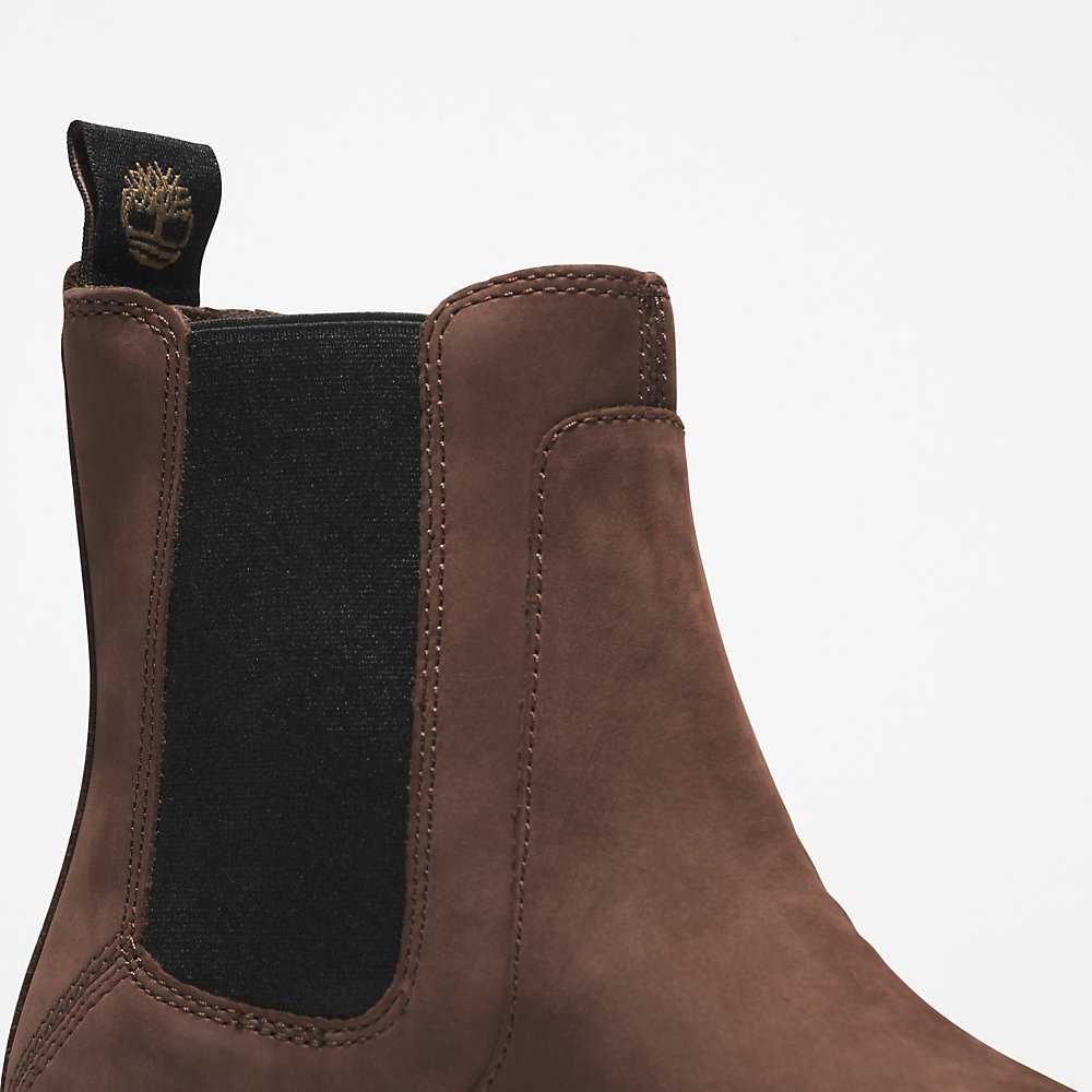 Women's Timberland Cortina Valley Chelsea Boots Dark Brown | UAE-9327160