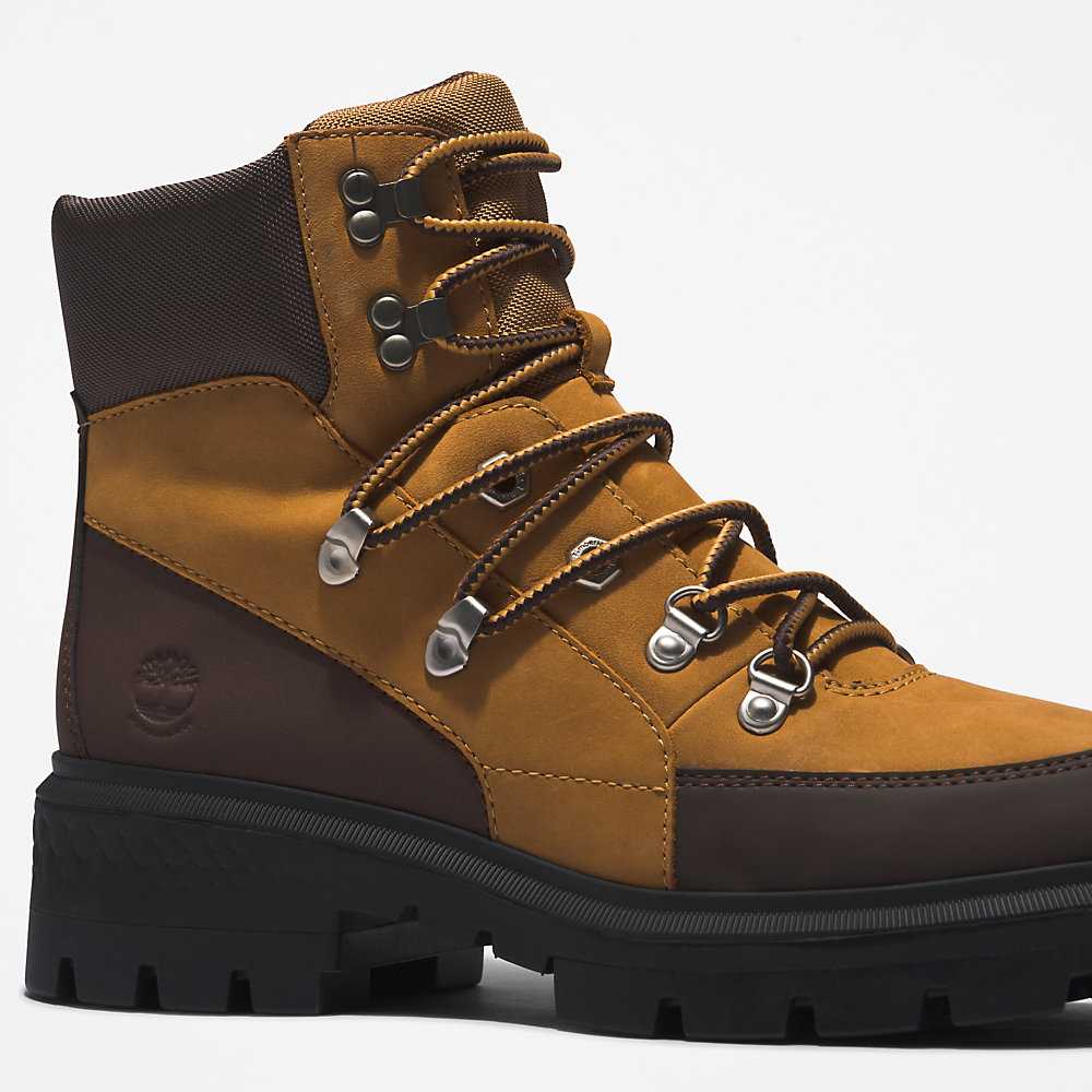 Women's Timberland Cortina Valley Hiking Boots Light Brown | UAE-7650891