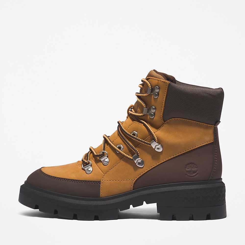 Women's Timberland Cortina Valley Hiking Boots Light Brown | UAE-7650891