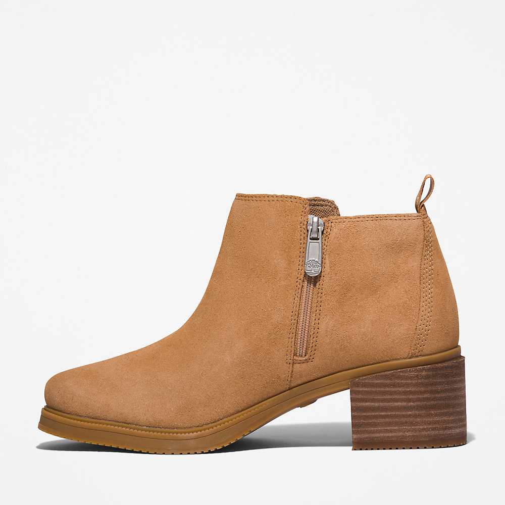 Women's Timberland Dalston Vibe Booties Beige | UAE-0321845