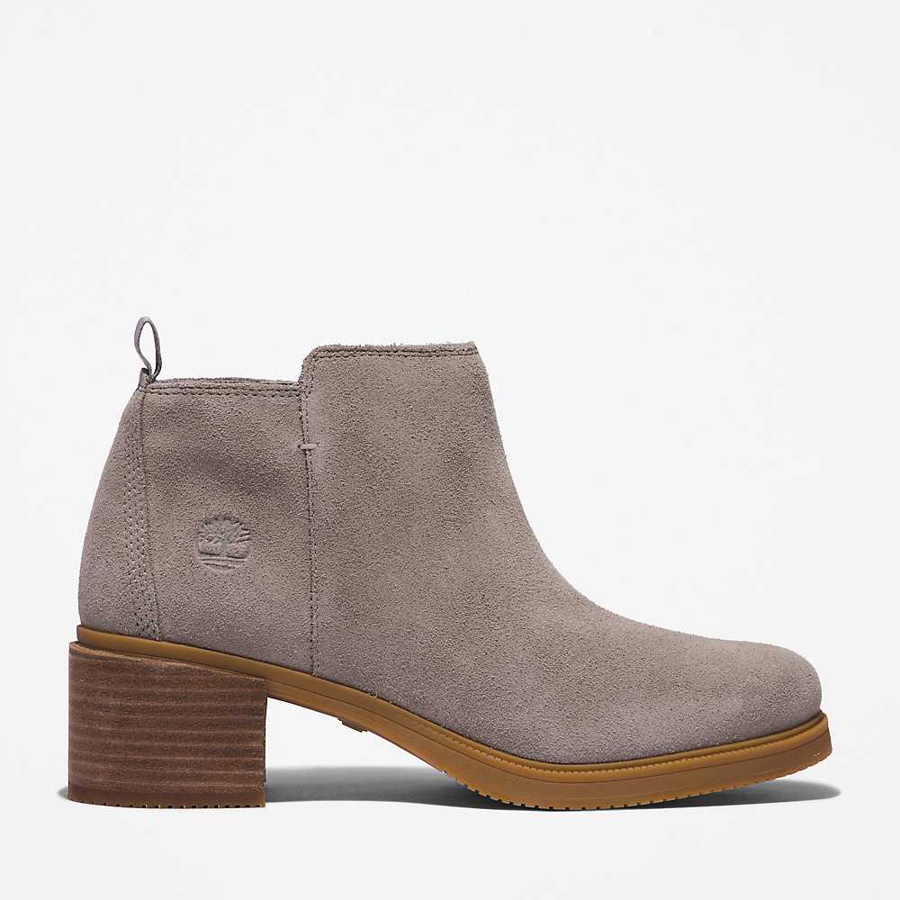 Women\'s Timberland Dalston Vibe Booties Grey | UAE-3487105