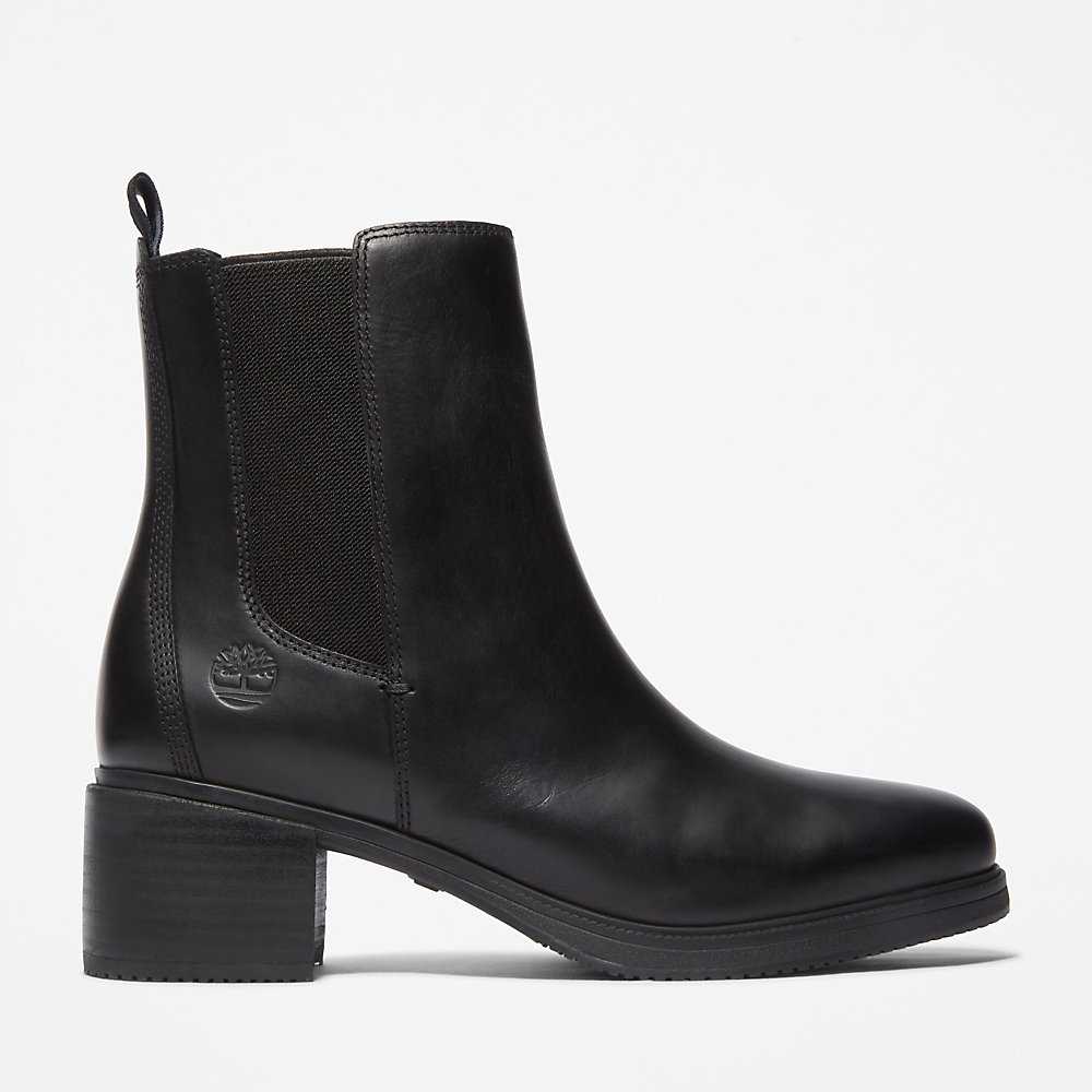 Women\'s Timberland Dalston Vibe Chelsea Boots Black | UAE-5864103