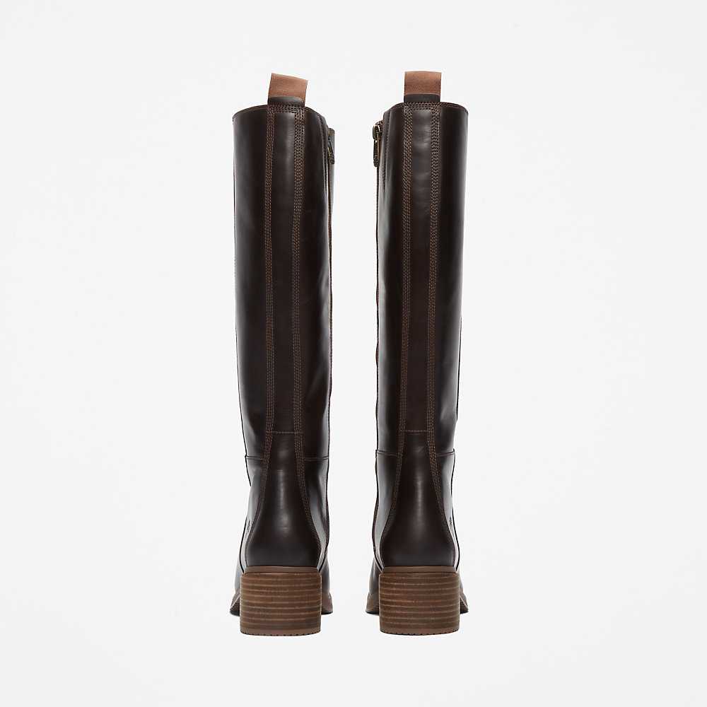 Women's Timberland Dalston Vibe Tall Boots Brown | UAE-8137094