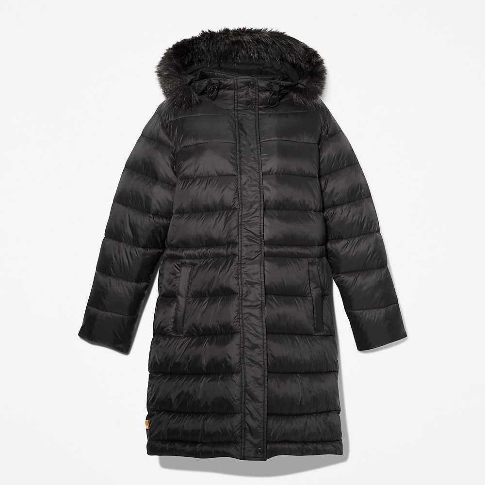 Women's Timberland Down-Free Parka Jackets Black | UAE-4731269