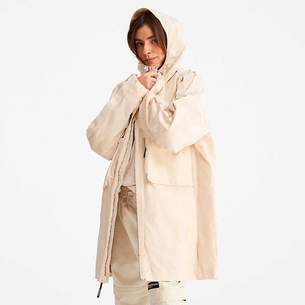 Women's Timberland Earthkeepers Parka Jackets Beige | UAE-6835471