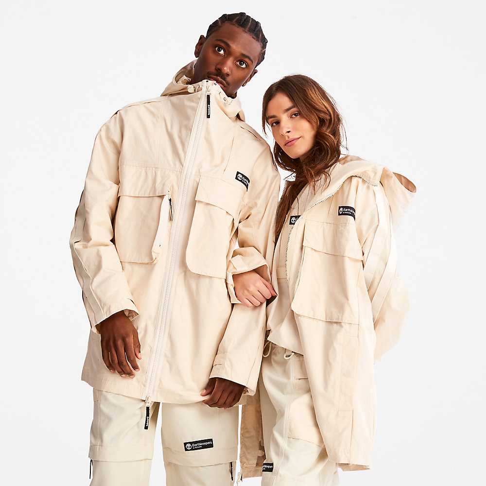 Women's Timberland Earthkeepers Parka Jackets Beige | UAE-6835471