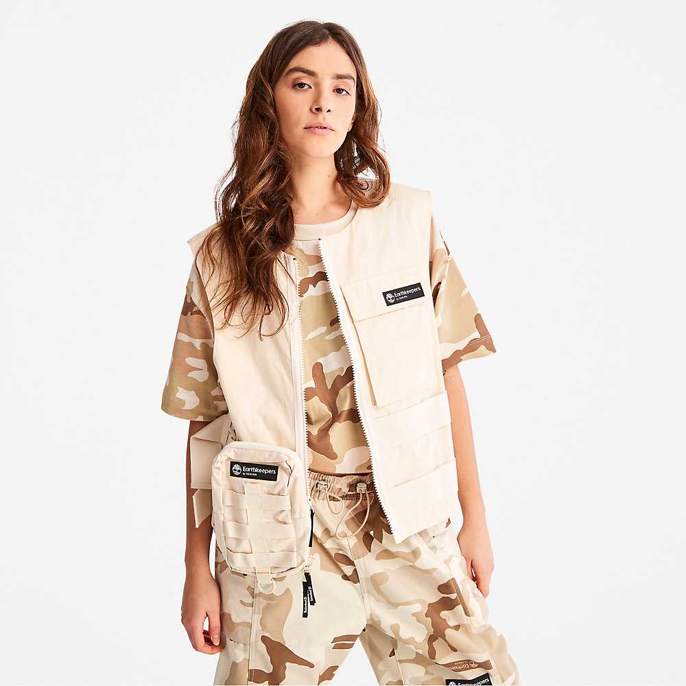 Women's Timberland Earthkeepers Vest Beige | UAE-8139624