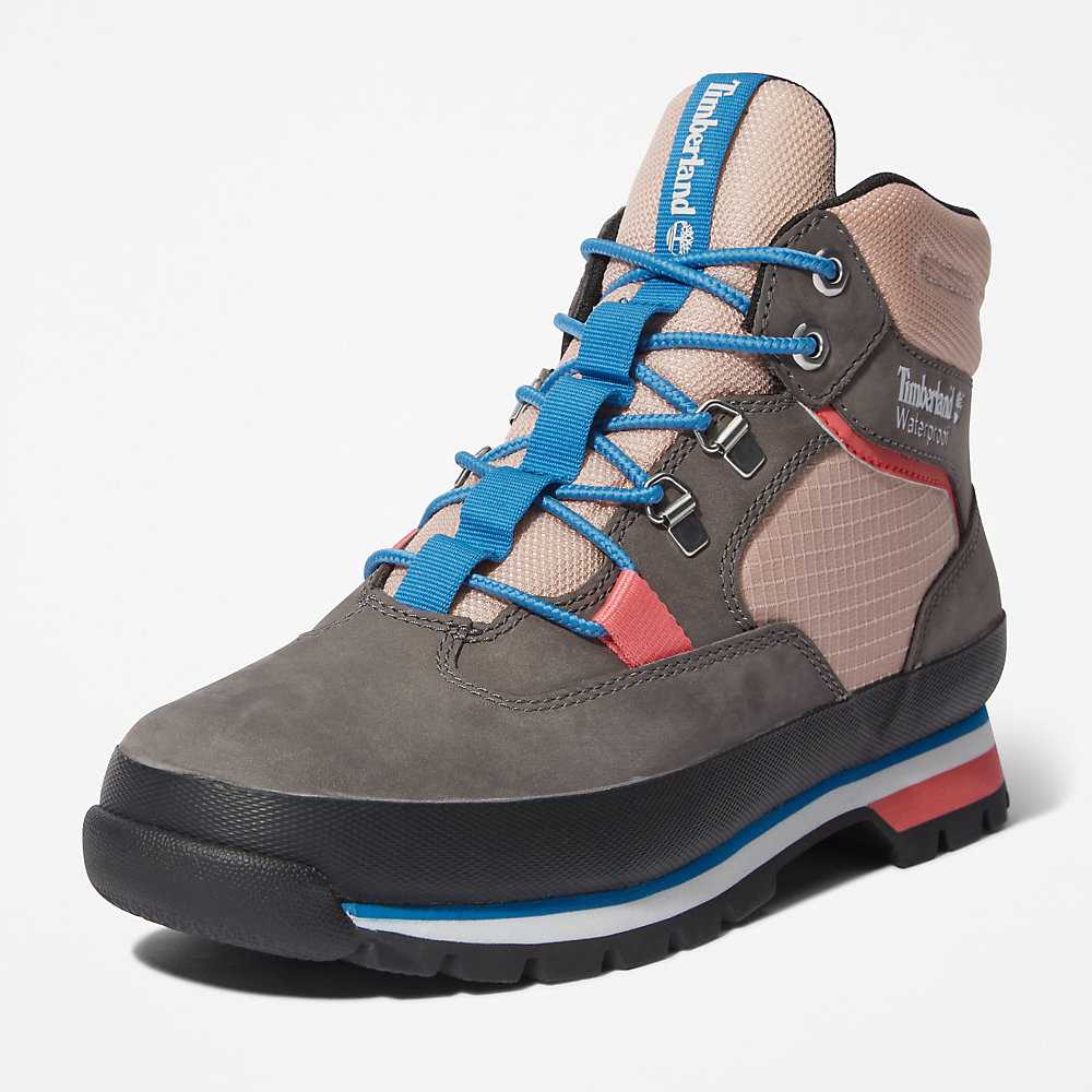 Women's Timberland Euro Hiker Hiking Boots Grey | UAE-0758314