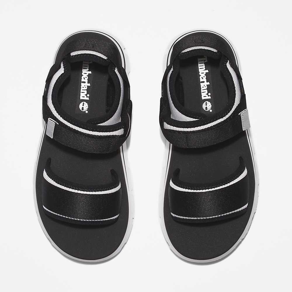 Women's Timberland Euro Swift Sandals Black | UAE-7180643