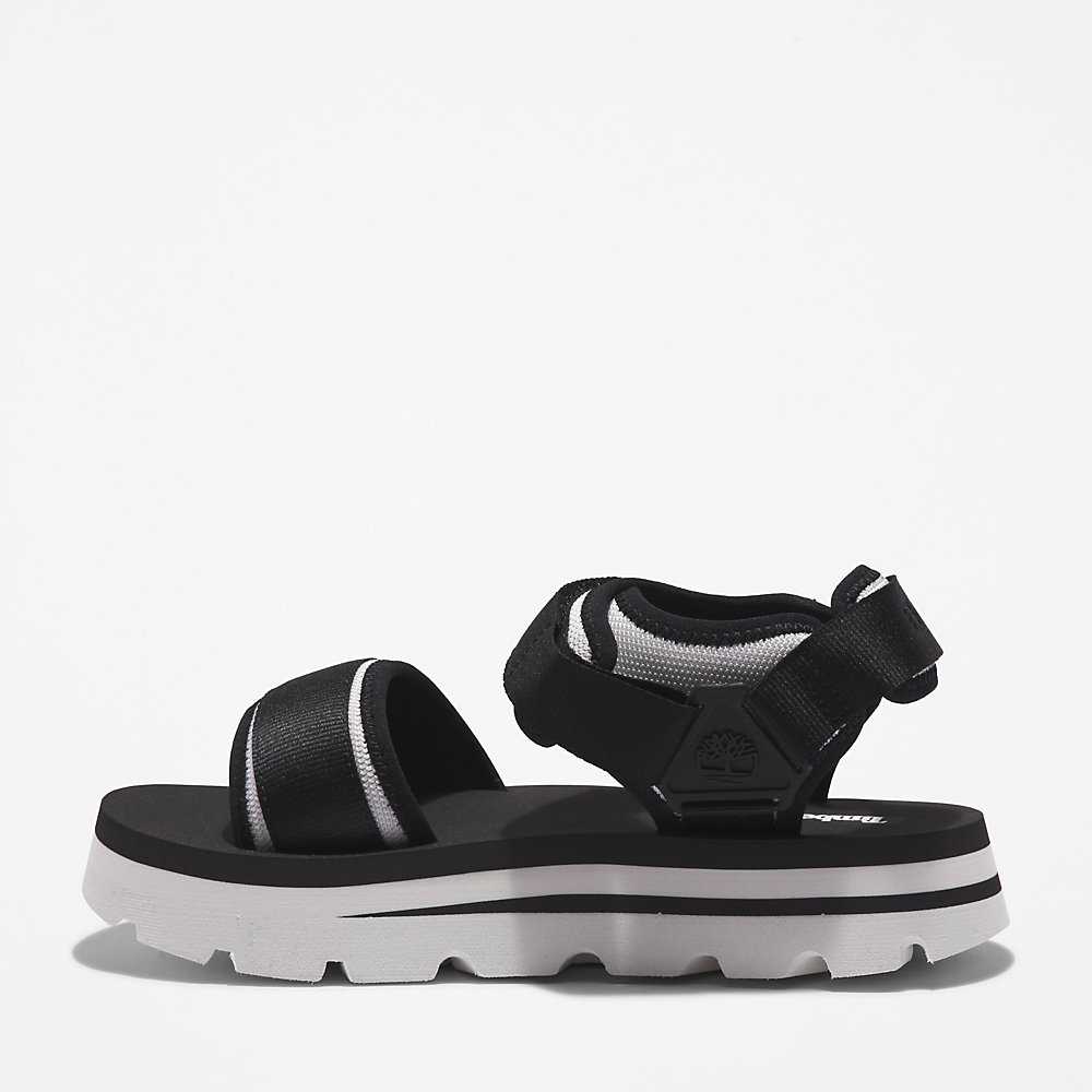 Women's Timberland Euro Swift Sandals Black | UAE-7180643