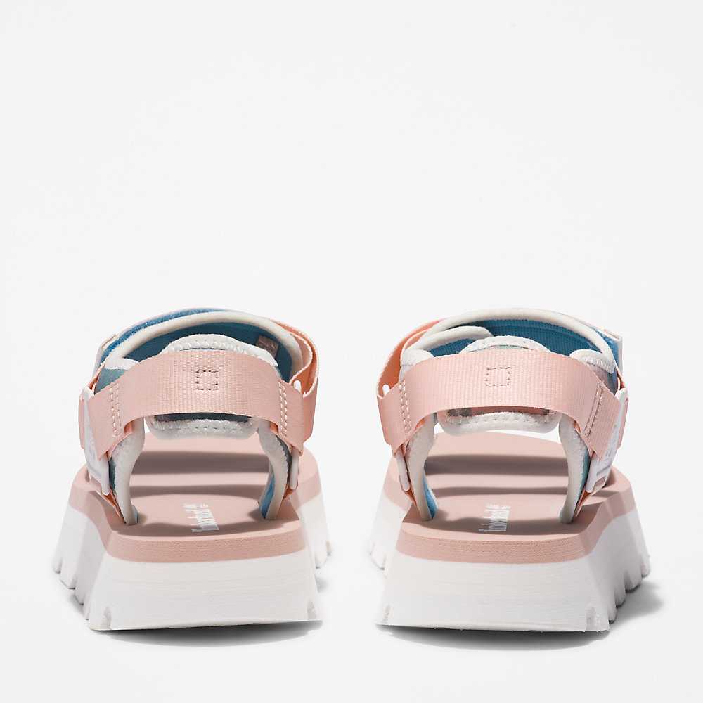 Women's Timberland Euro Swift Sandals Pink | UAE-8267319