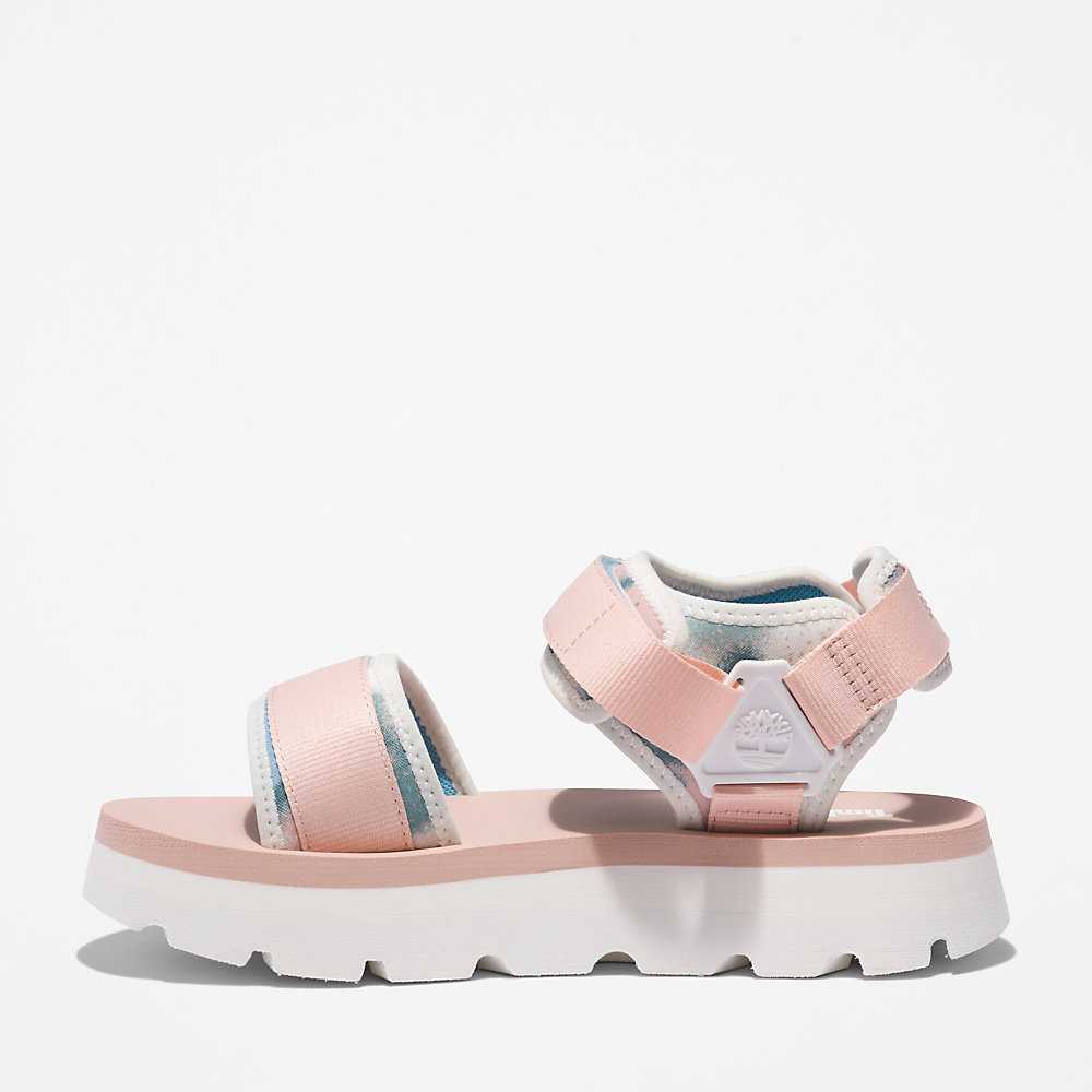 Women's Timberland Euro Swift Sandals Pink | UAE-8267319