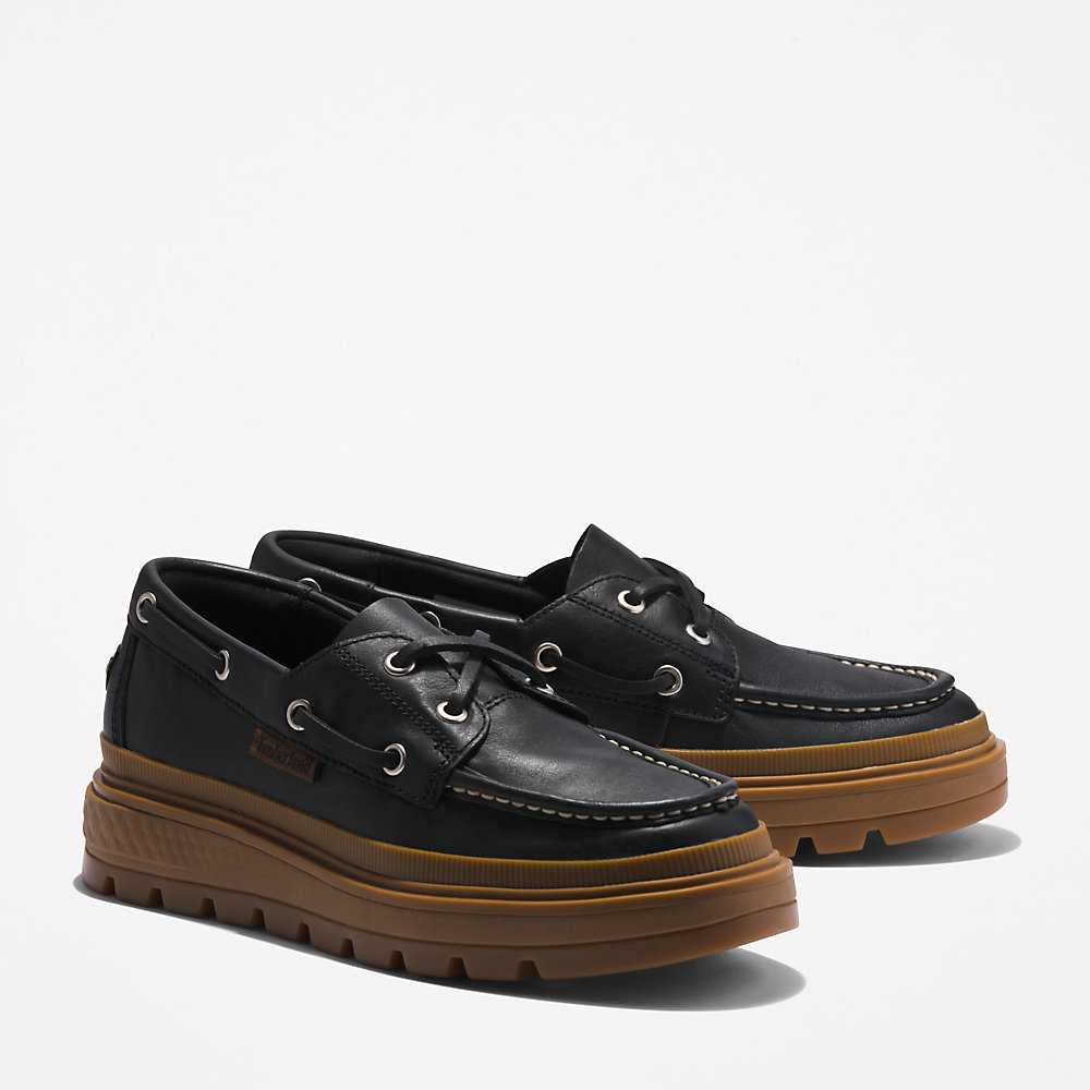 Women's Timberland GreenStride™ Boat Shoes Black | UAE-9143625