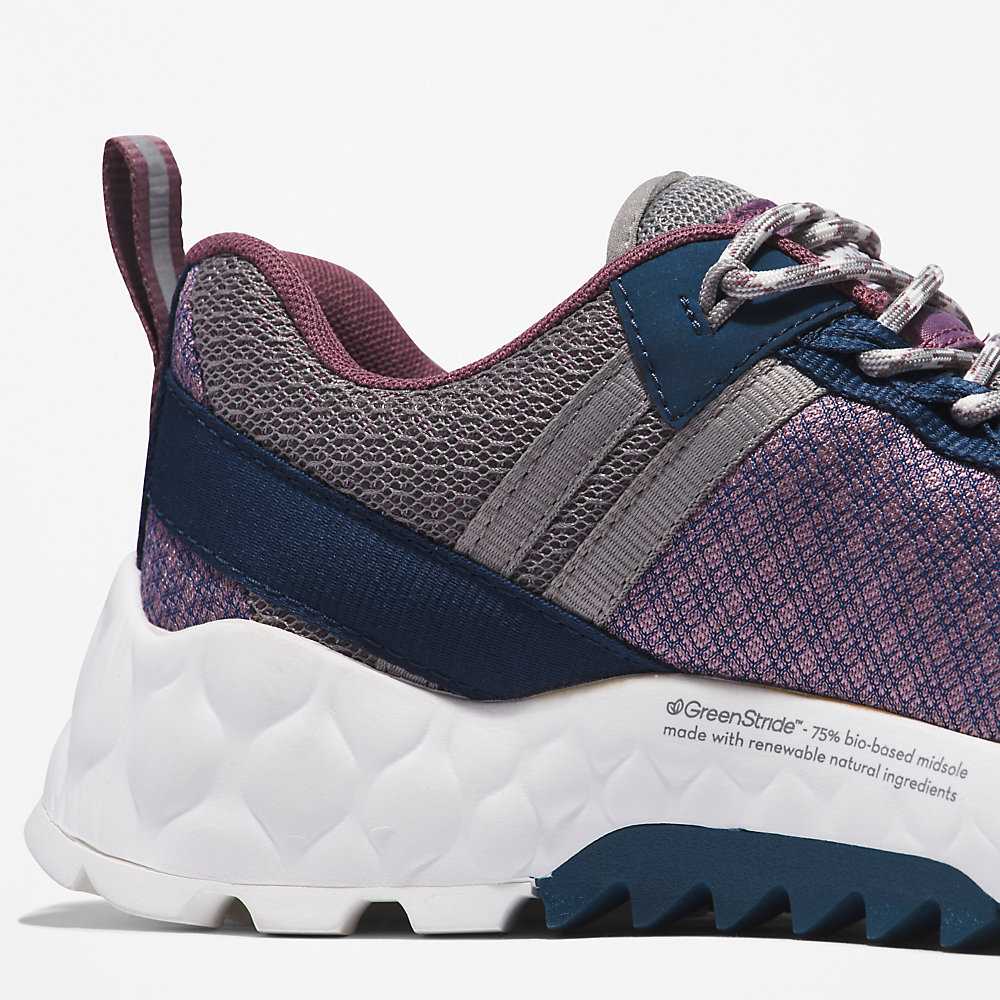 Women's Timberland GreenStride™ Solar Wave Sneakers Purple | UAE-4957081