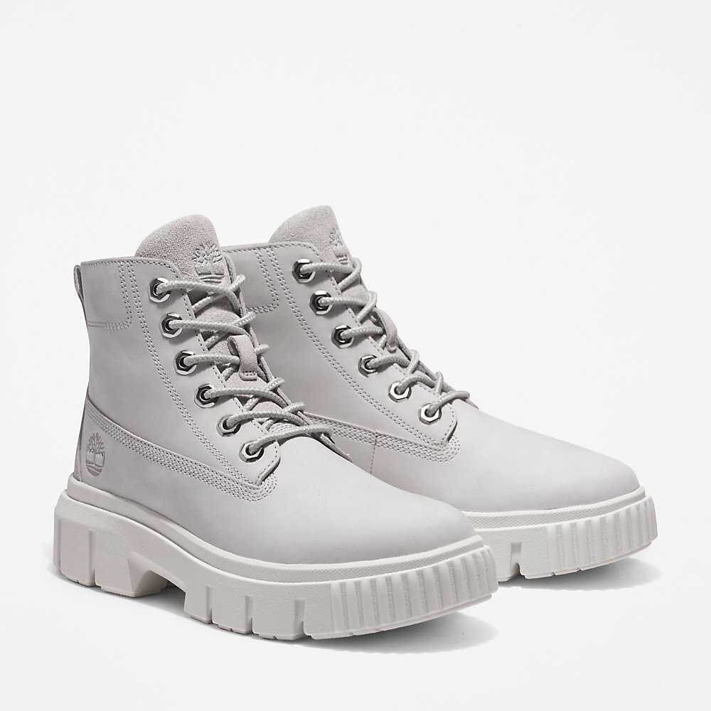 Women's Timberland Greyfield Lace Up Boots Grey | UAE-3625879