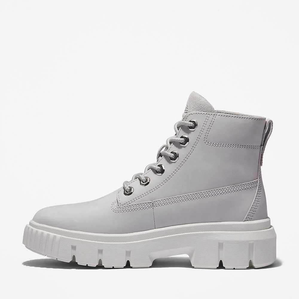 Women's Timberland Greyfield Lace Up Boots Grey | UAE-3625879