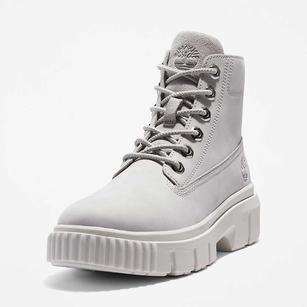 Women's Timberland Greyfield Lace Up Boots Grey | UAE-3625879