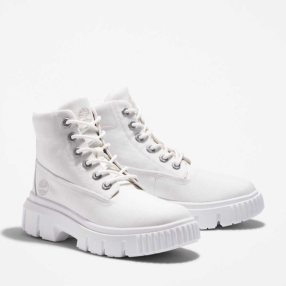 Women's Timberland Greyfield Waterproof Boots White | UAE-4658103