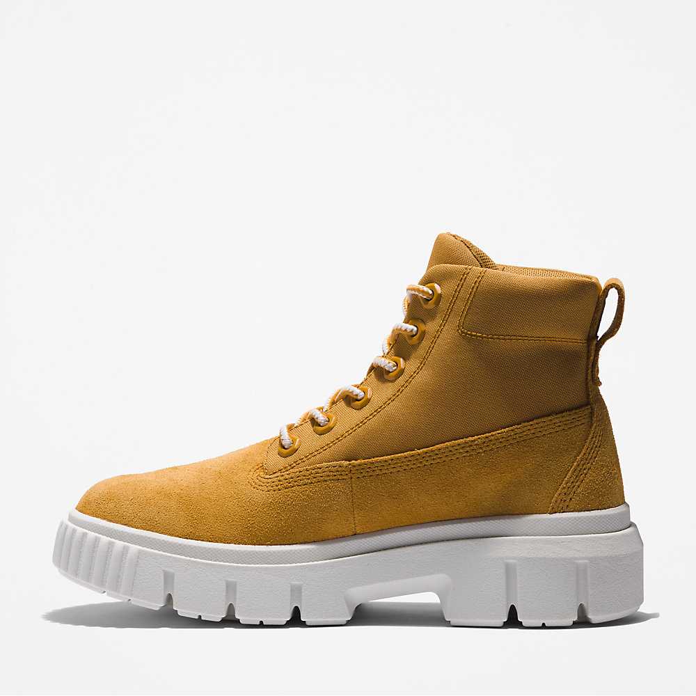 Women's Timberland Greyfield Waterproof Boots Yellow | UAE-9475123