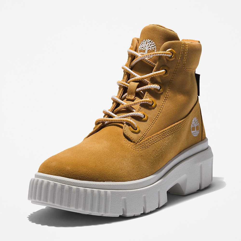 Women's Timberland Greyfield Waterproof Boots Yellow | UAE-9475123