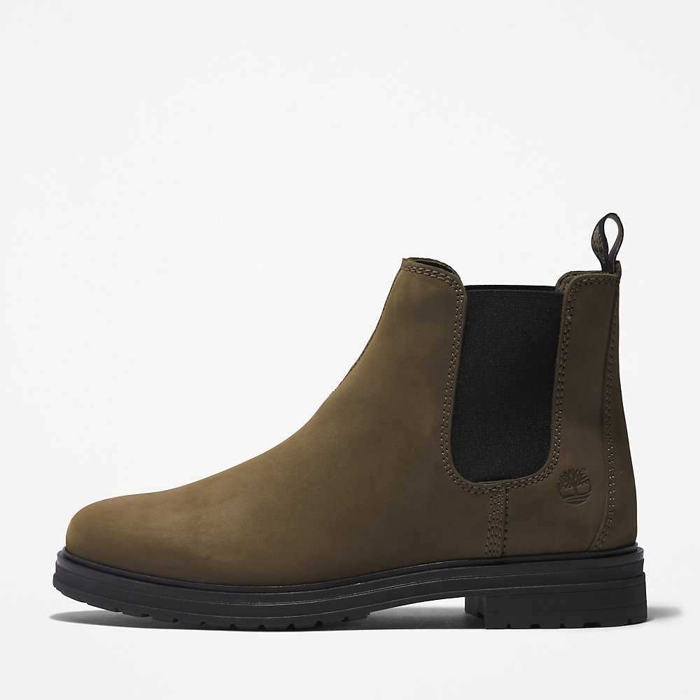 Women's Timberland Hannover Hill Chelsea Boots Green | UAE-4810523