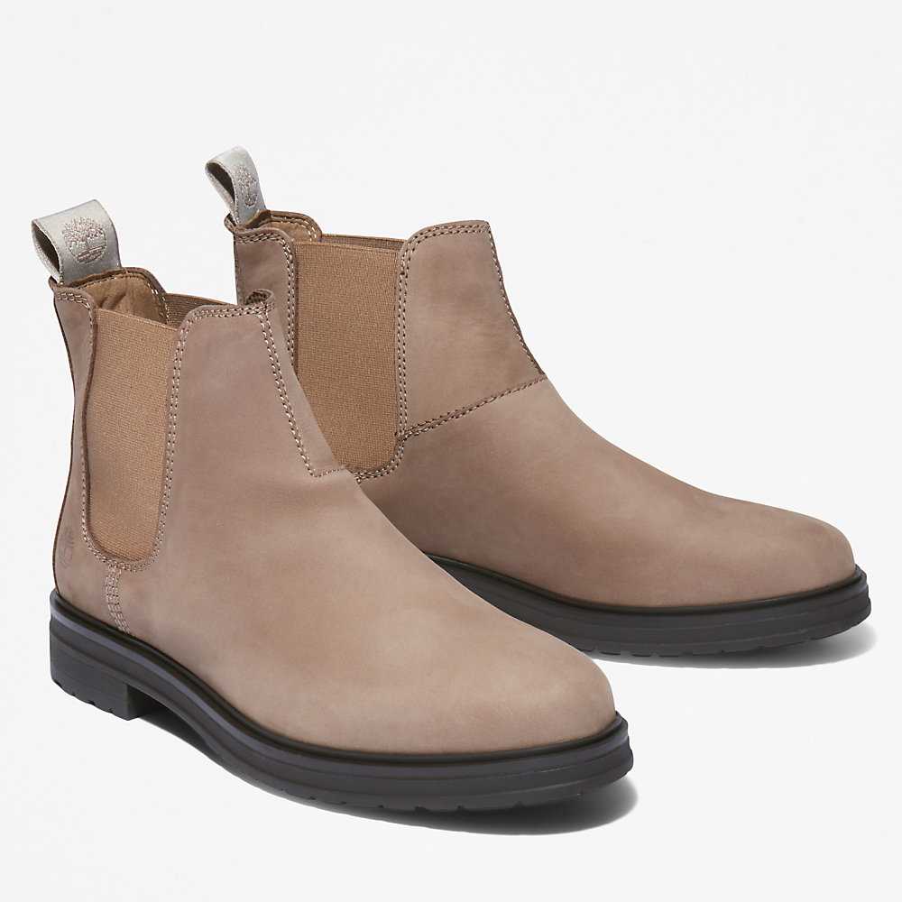 Women's Timberland Hannover Hill Chelsea Boots Beige | UAE-5326179