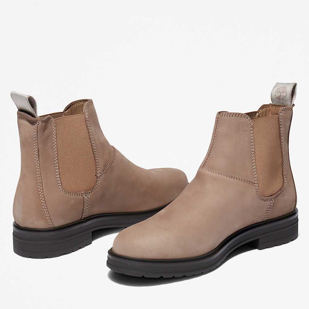 Women's Timberland Hannover Hill Chelsea Boots Beige | UAE-5326179