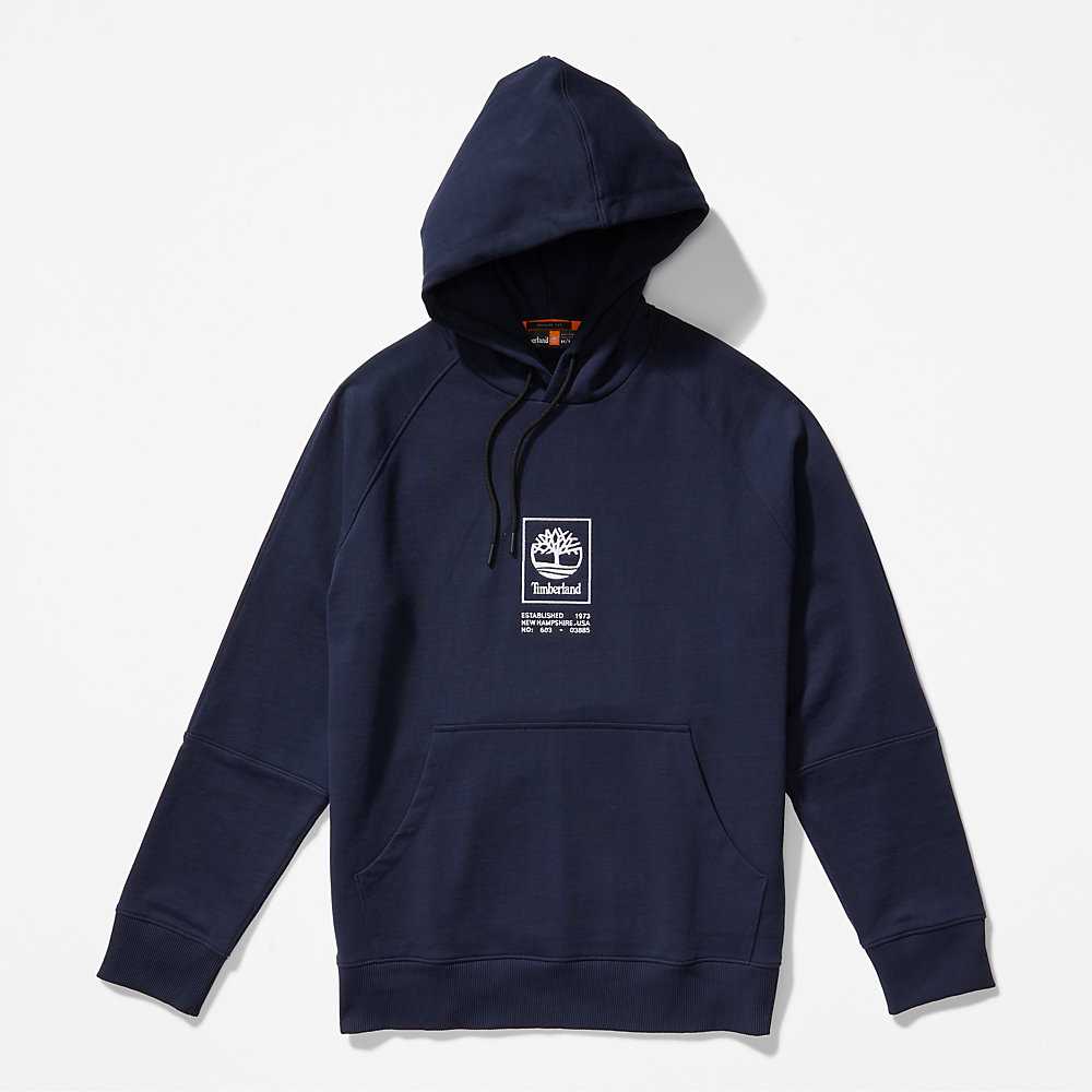 Women's Timberland Heavyweight Hoodie Dark Blue | UAE-1456829