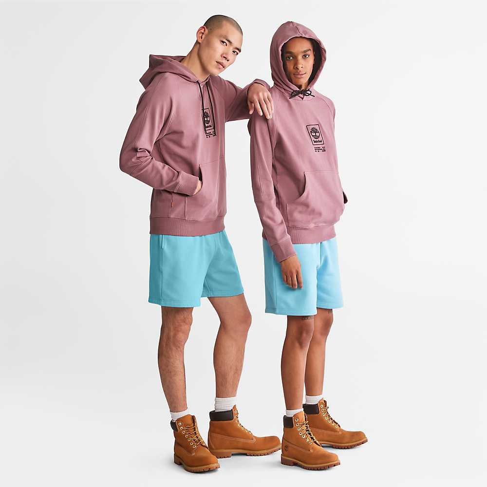 Women's Timberland Heavyweight Hoodie Pink | UAE-0627495