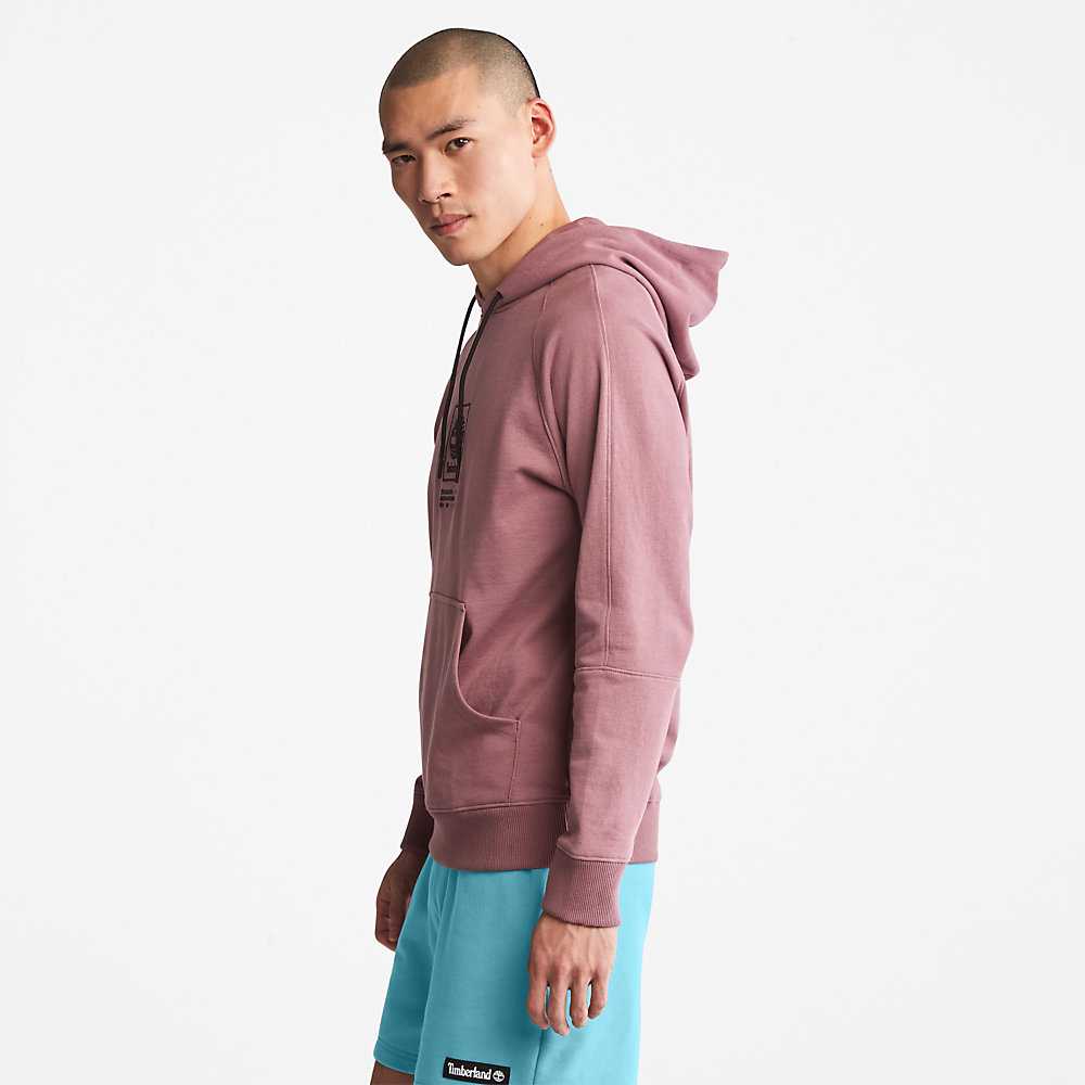 Women's Timberland Heavyweight Hoodie Pink | UAE-0627495