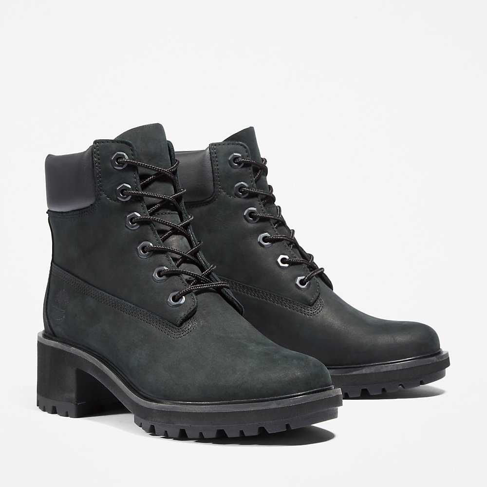 Women's Timberland Kinsley Heeled Boots Black | UAE-3592670