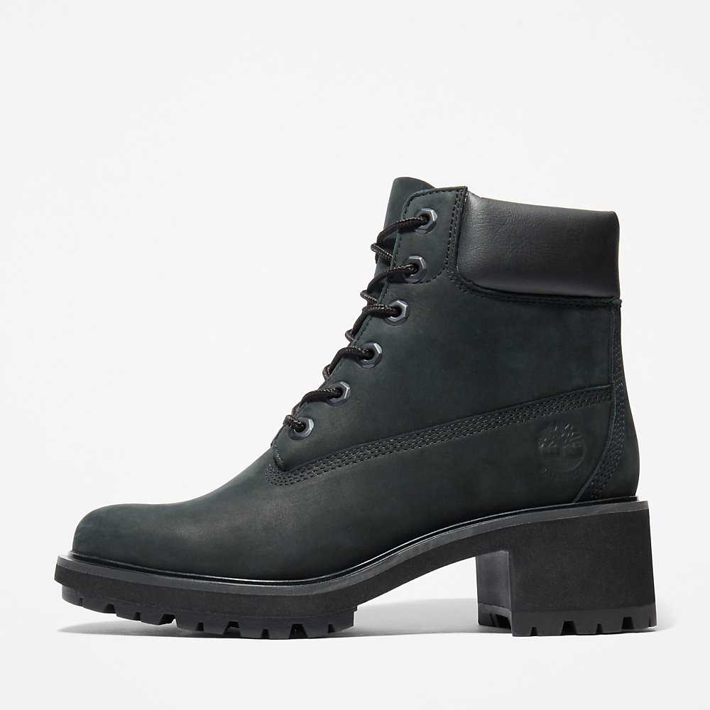 Women's Timberland Kinsley Heeled Boots Black | UAE-3592670