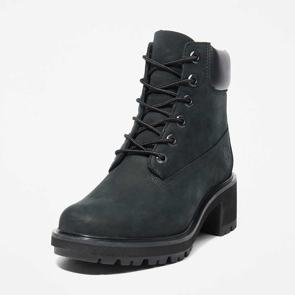 Women's Timberland Kinsley Heeled Boots Black | UAE-3592670