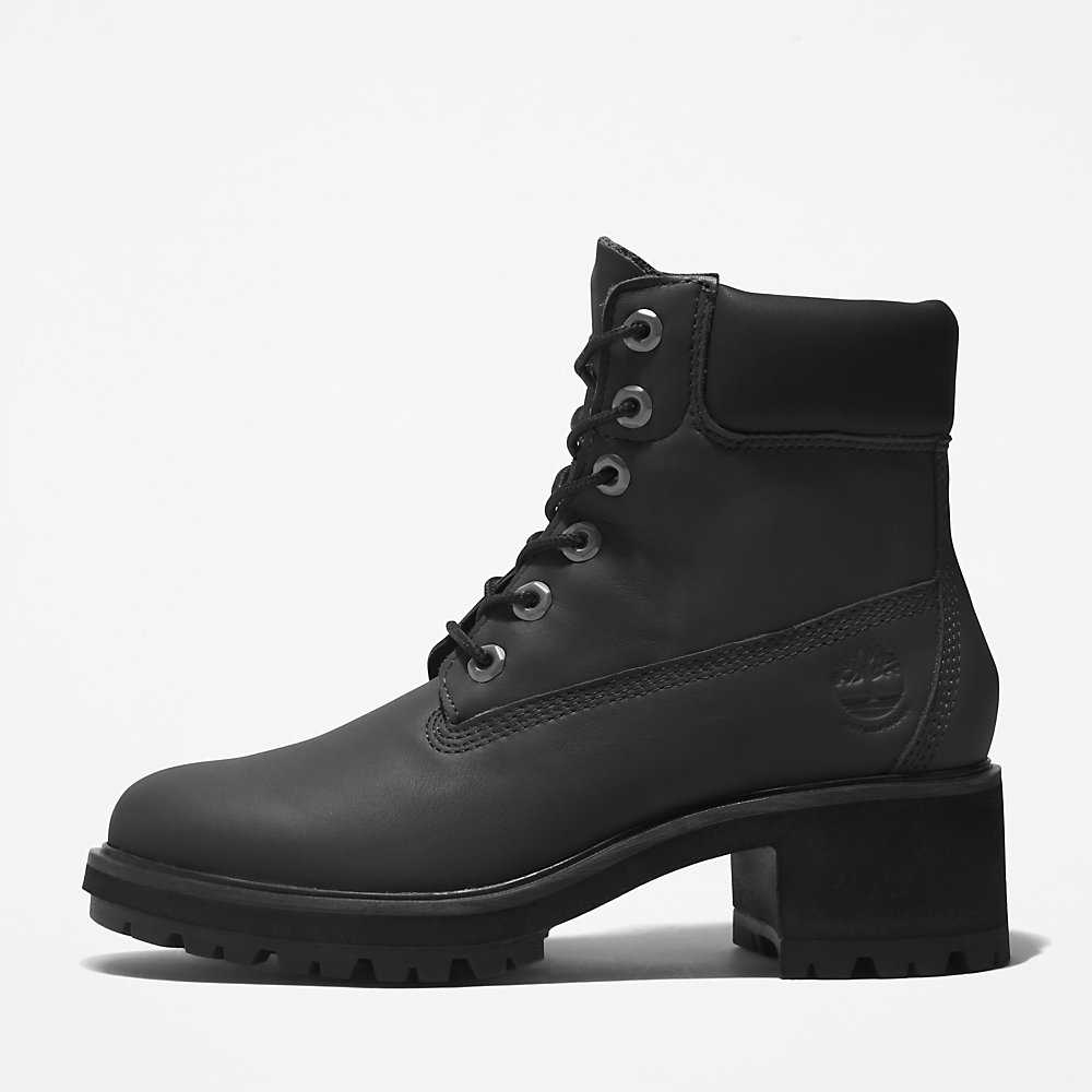 Women's Timberland Kinsley Heeled Boots Black | UAE-8426703