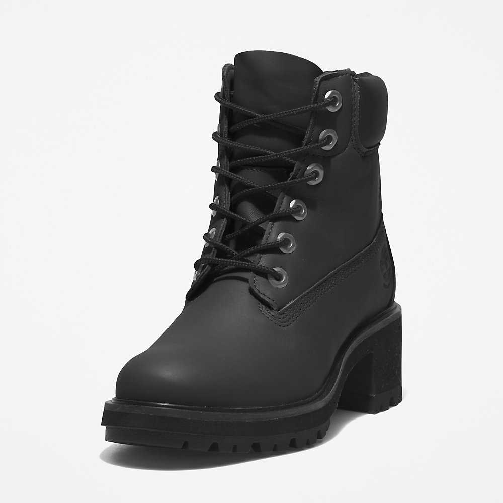 Women's Timberland Kinsley Heeled Boots Black | UAE-8426703