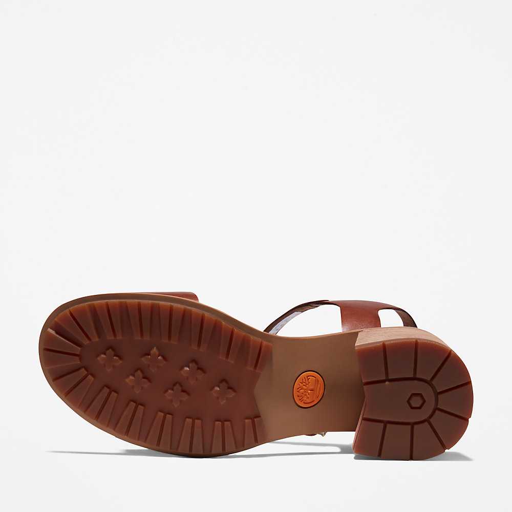 Women's Timberland Laguna Shore Sandals Brown | UAE-2846197