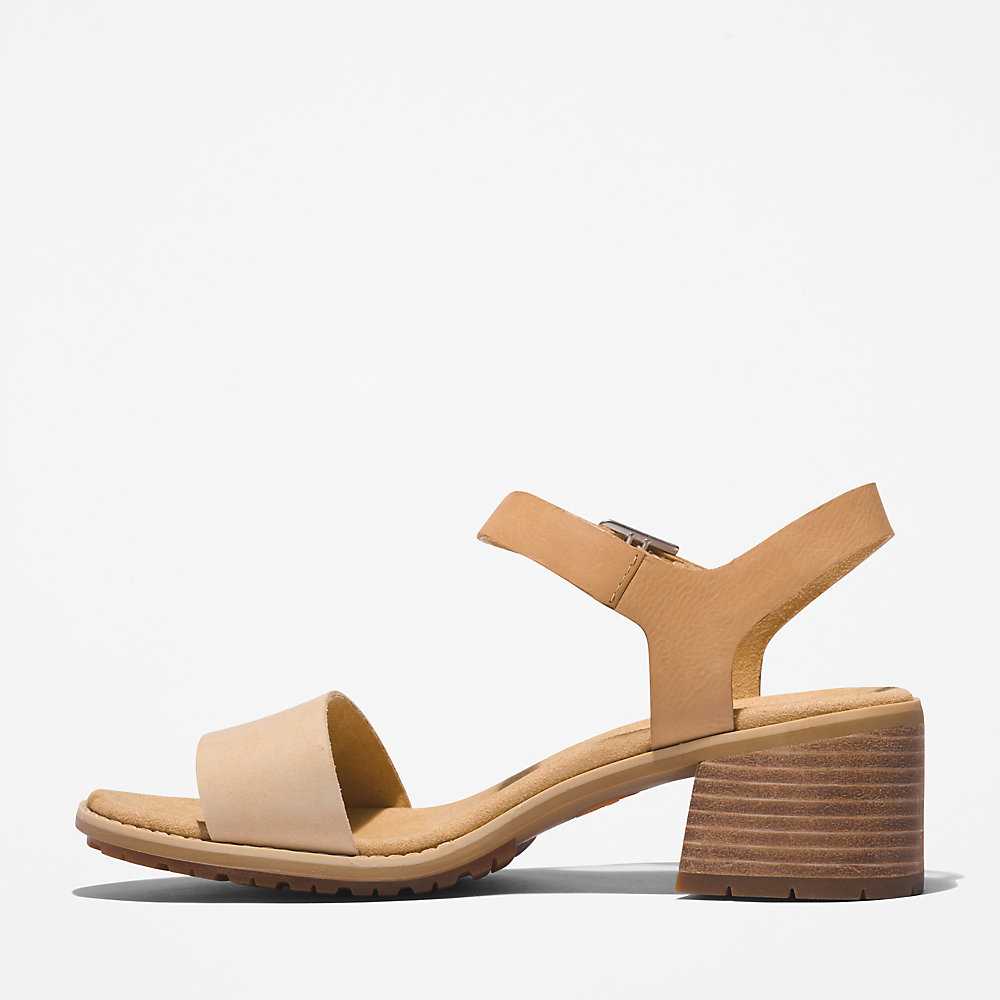 Women's Timberland Laguna Shore Sandals Beige | UAE-8961042