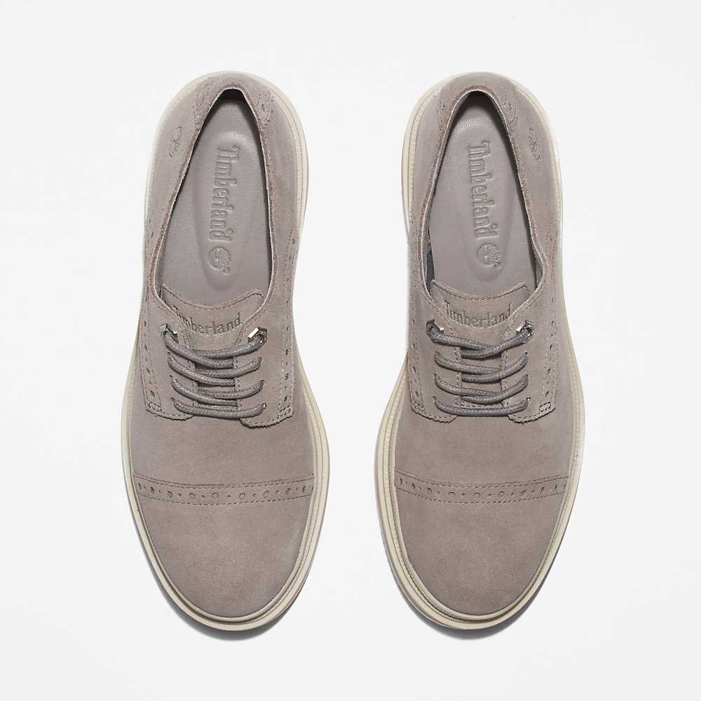 Women's Timberland Lisbon Lane Oxfords Shoes Grey | UAE-9284175