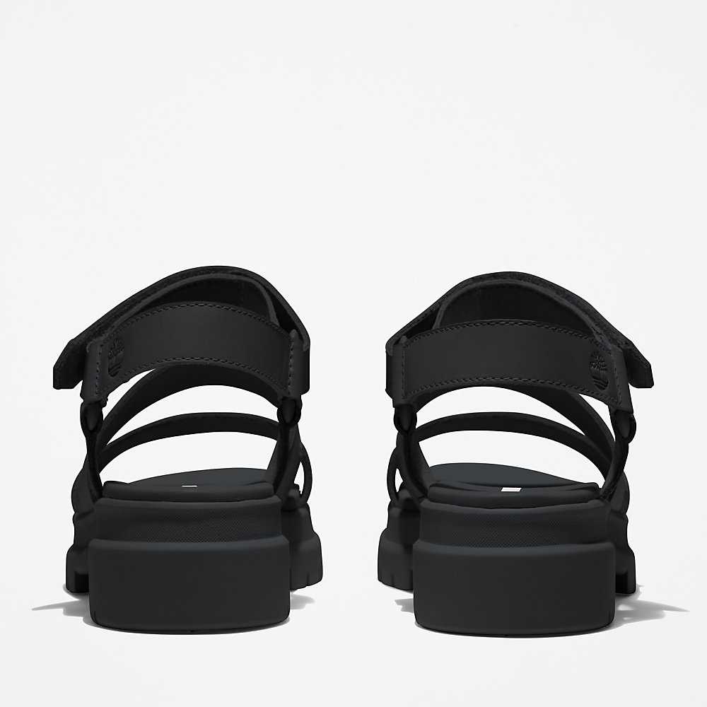 Women's Timberland London Vibe Sandals Black | UAE-1056279