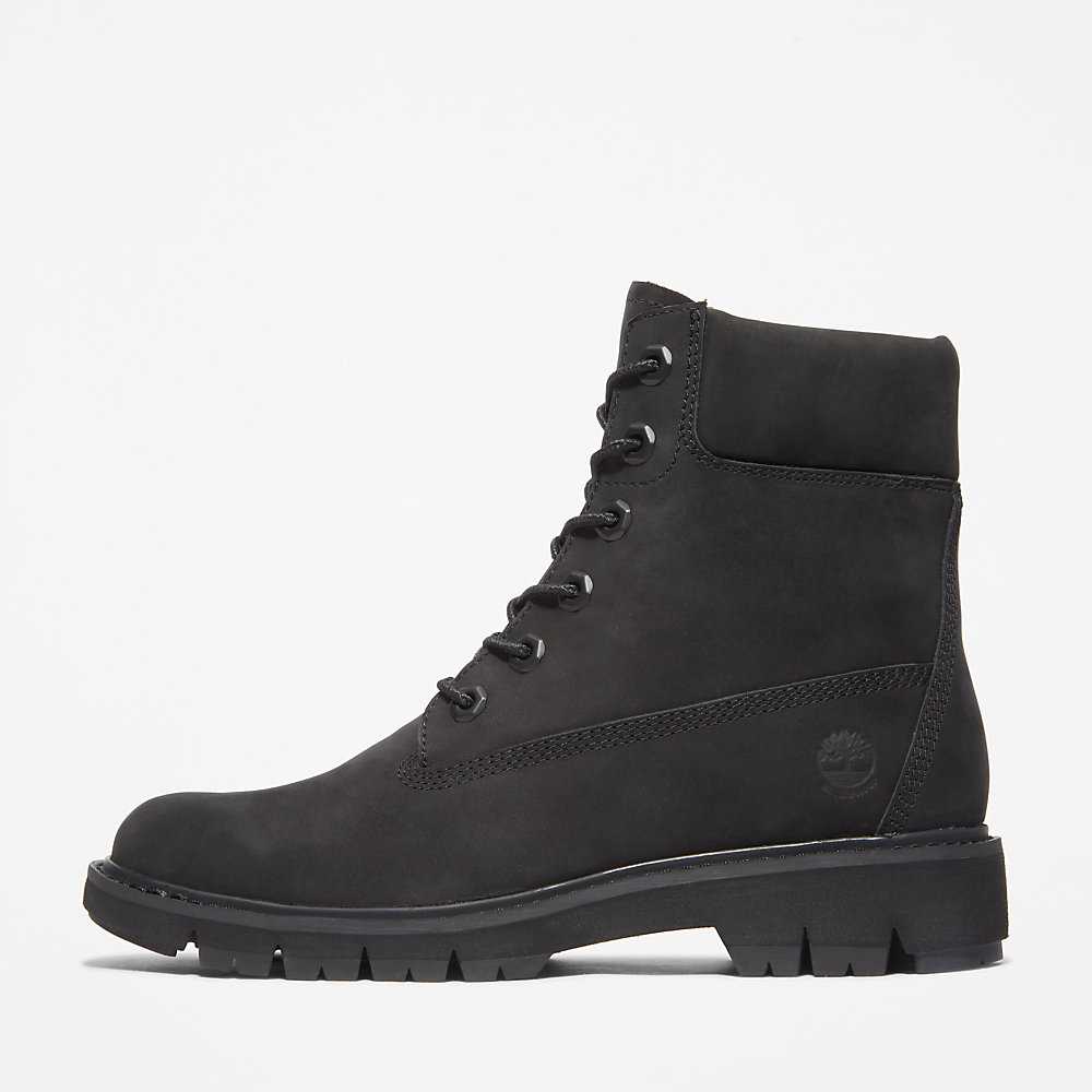 Women's Timberland Lucia Way Lace Up Boots Black | UAE-7019285