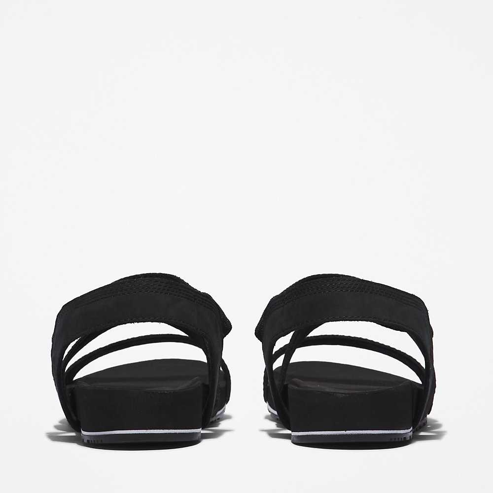 Women's Timberland Malibu Waves Sandals Black | UAE-0324951