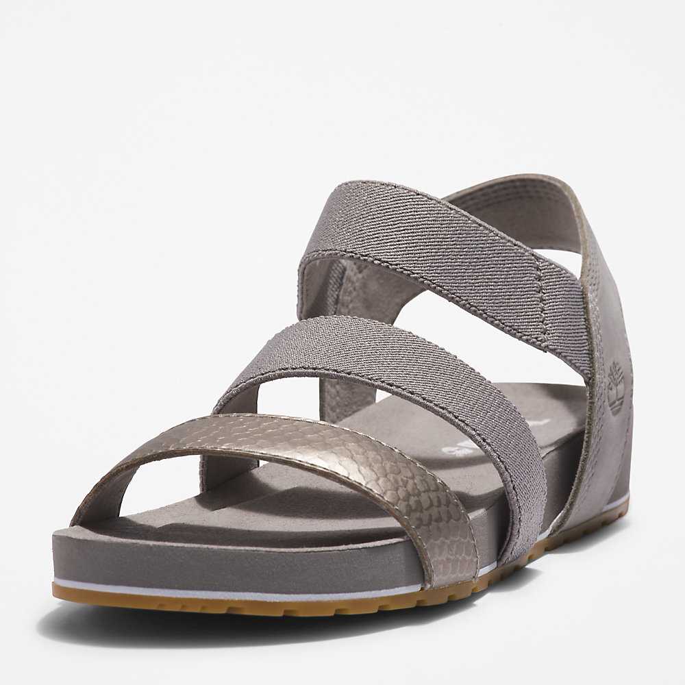 Women's Timberland Malibu Waves Sandals Grey | UAE-1256348