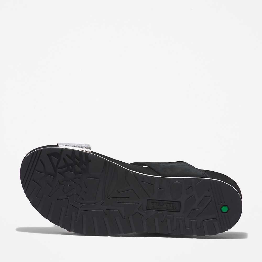 Women's Timberland Malibu Waves Slides Black | UAE-1639257