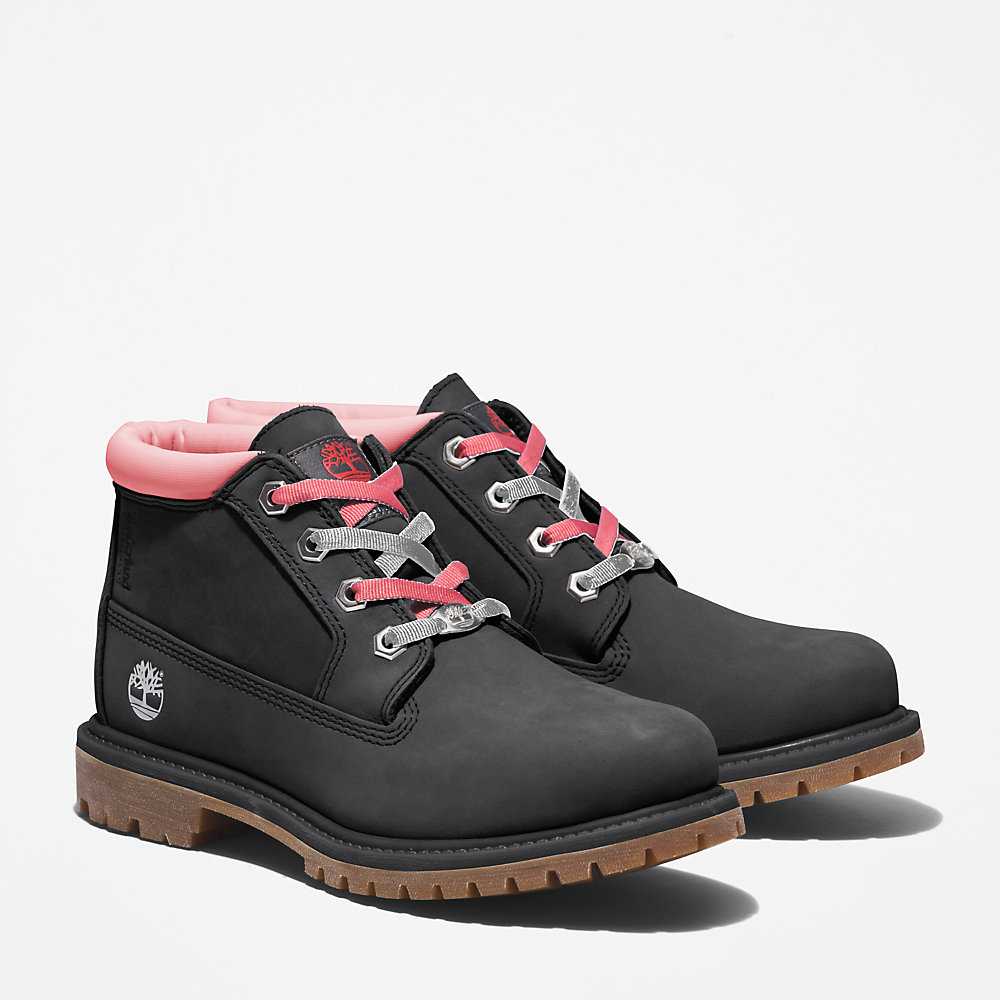 Women's Timberland Nellie Chukka Boots Black | UAE-1240586