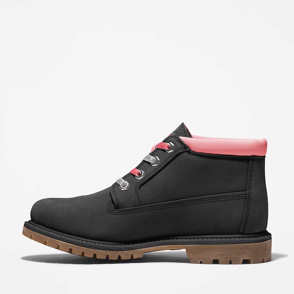 Women's Timberland Nellie Chukka Boots Black | UAE-1240586